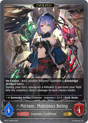 Miriam, Mutinous Being (Evolved) - BP13-109EN