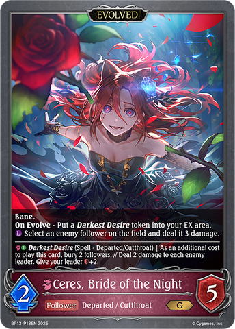 Ceres, Bride of the Night (Evolved) (P) - BP13-P18EN