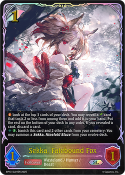 Sekka, Fatebound Fox (SL) - BP13-SL01EN