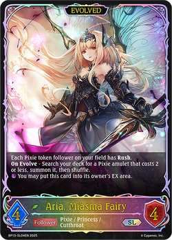 Aria, Miasma Fairy (Evolved) (SL) - BP13-SL04EN