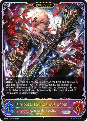 Albert, Thunderous Doom (Evolved) (SL) - BP13-SL06EN