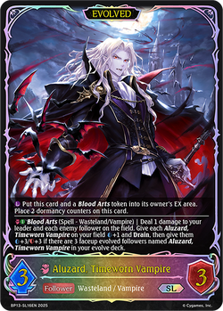 Aluzard, Timeworn Vampire (Evolved) (SL) - BP13-SL16EN