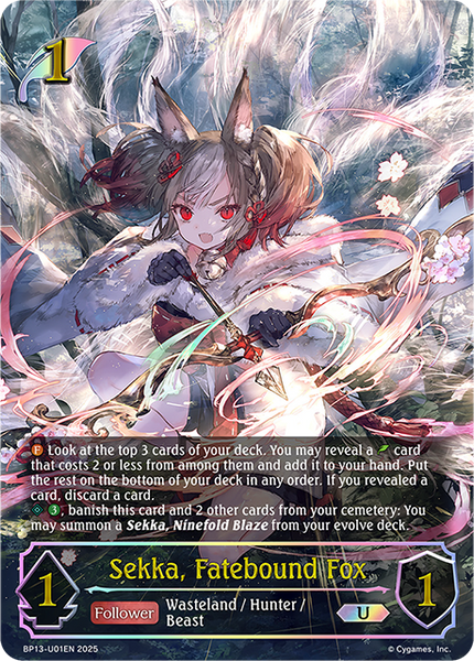 Sekka, Fatebound Fox (U) - BP13-U01EN