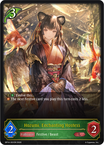 Hozumi, Enchanting Hostess - BP14-001EN