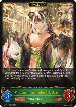 Hozumi, Enchanting Hostess (Evolved) - BP14-002EN