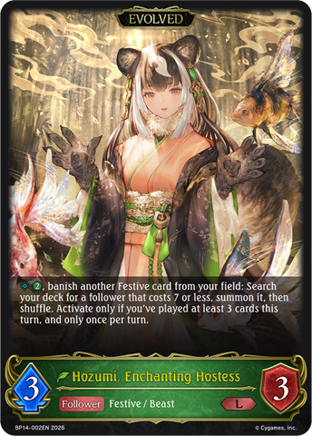 Hozumi, Enchanting Hostess (Evolved) - BP14-002EN