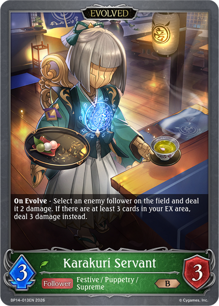 Karakuri Servant (Evolved) - BP14-013EN