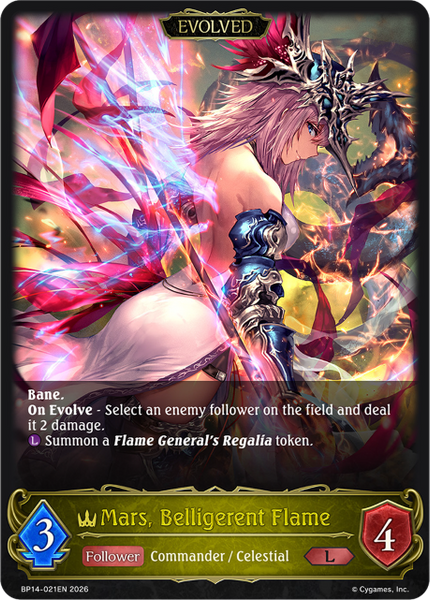 Mars, Belligerent Flame (Evolved) - BP14-021EN