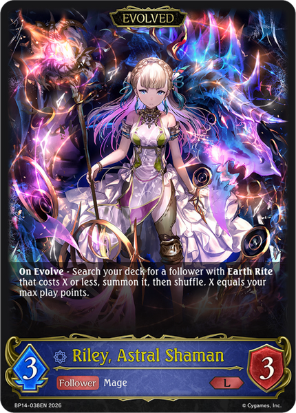 Riley, Astral Shaman (Evolved) - BP14-038EN