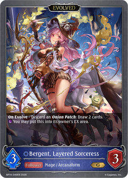 Bergent, Layered Sorceress (Evolved) - BP14-040EN