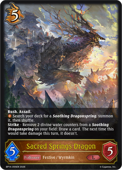 Sacred Springs Dragon - BP14-055EN