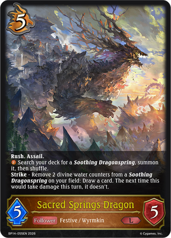 Sacred Springs Dragon - BP14-055EN