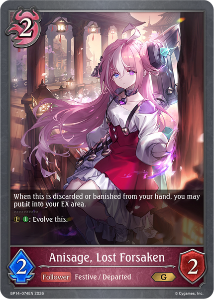 Anisage, Lost Forsaken - BP14-074EN