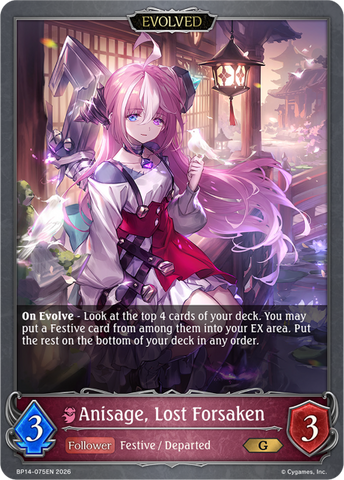 Anisage, Lost Forsaken (Evolved) - BP14-075EN