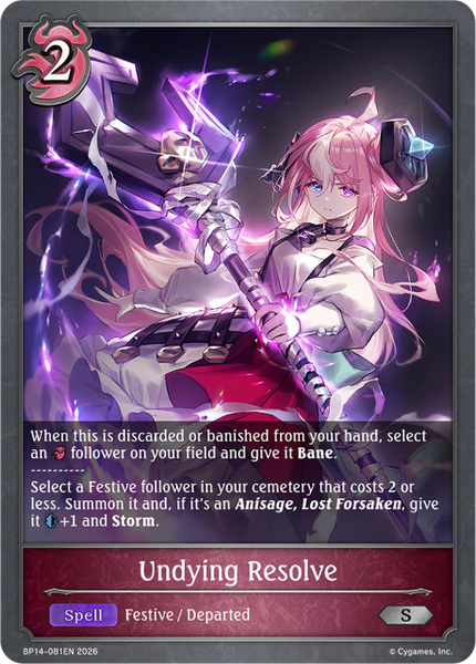 Undying Resolve - BP14-081EN