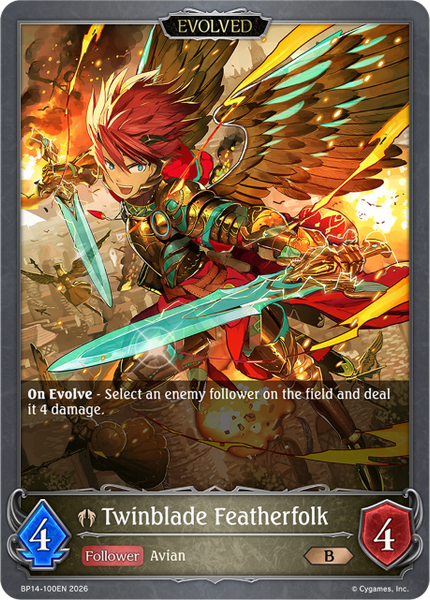 Twinblade Featherfolk (Evolved) - BP14-100EN