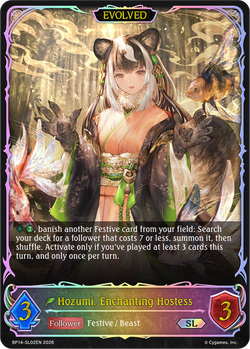 Hozumi, Enchanting Hostess (Evolved) (SL) - BP14-SL02EN