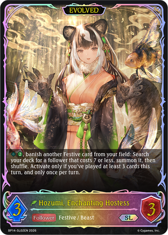 Hozumi, Enchanting Hostess (Evolved) (SL) - BP14-SL02EN