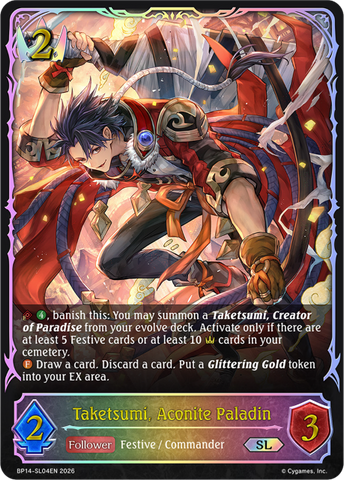 Taketsumi, Aconite Paladin (SL) - BP14-SL04EN