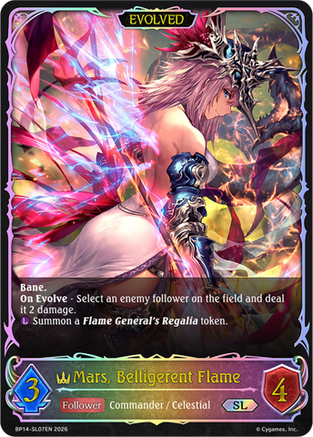 Mars, Belligerent Flame (Evolved) (SL) - BP14-SL07EN