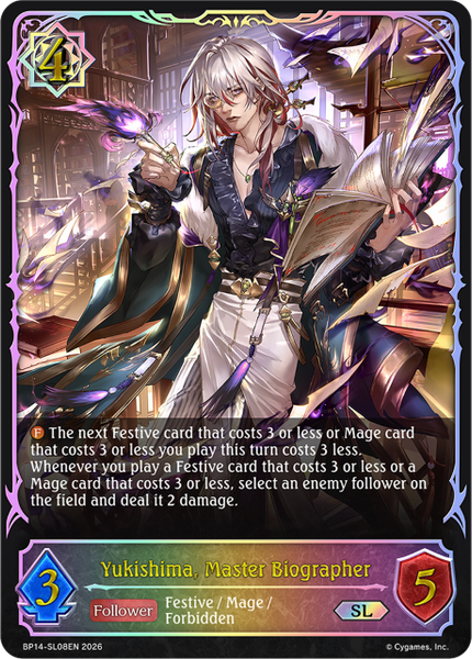 Yukishima, Master Biographer (SL) - BP14-SL08EN