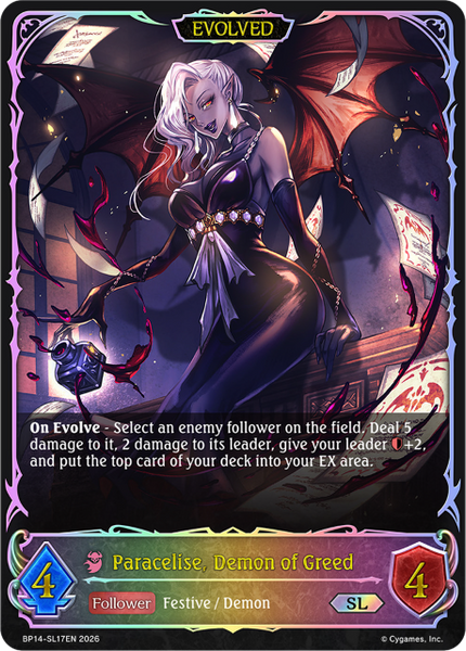 Paracelise, Demon of Greed (Evolved) (SL) - BP14-SL17EN