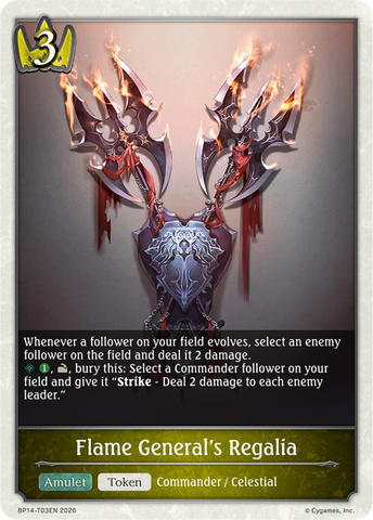 Flame General's Regalia - BP14-T03EN