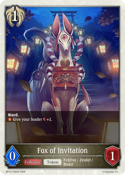 Fox of Invitation - BP14-T06EN