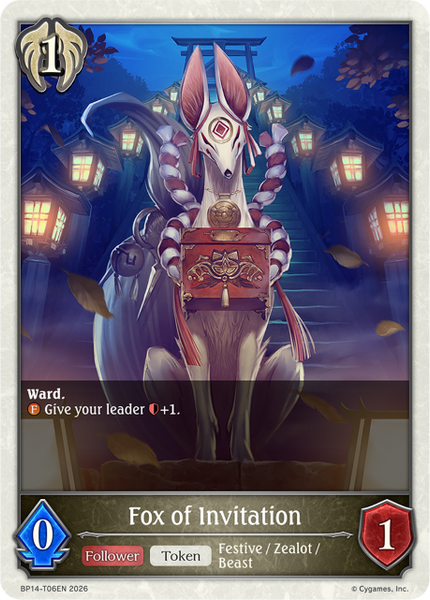 Fox of Invitation - BP14-T06EN