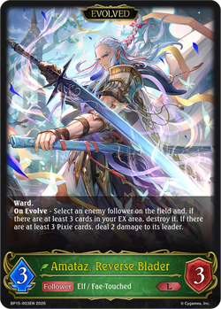 Amataz, Reverse Blader (Evolved) - BP15-003EN