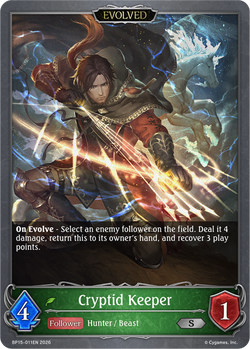 Cryptid Keeper (Evolved) - BP15-011EN