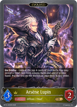 Arsène Lupin (Evolved) - BP15-025EN