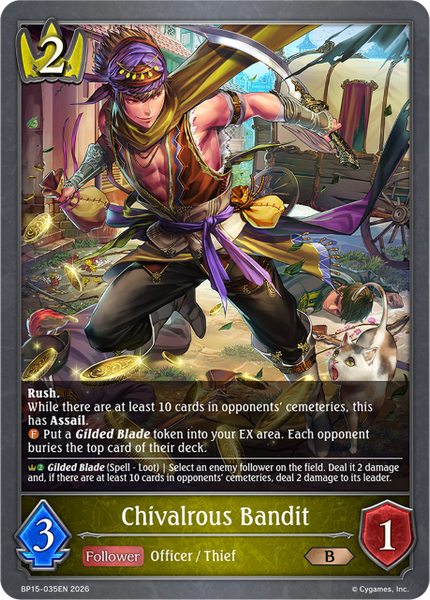 Chivalrous Bandit - BP15-035EN
