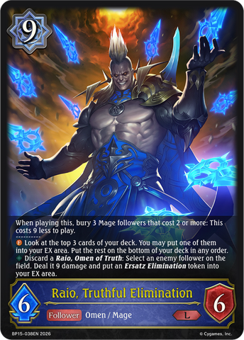 Raio, Truthful Elimination - BP15-038EN