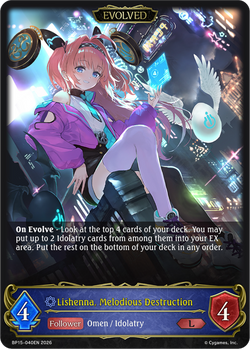 Lishenna, Melodious Destruction (Evolved) - BP15-040EN
