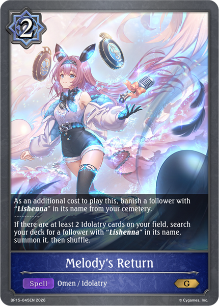 Melody's Return - BP15-045EN