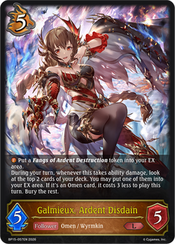 Galmieux, Ardent Disdain - BP15-057EN