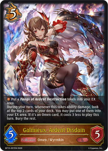 Galmieux, Ardent Disdain - BP15-057EN