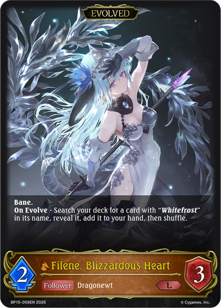 Filene, Blizzardous Heart (Evolved) - BP15-059EN