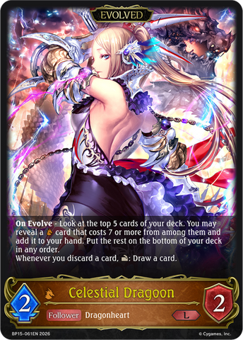 Celestial Dragoon (Evolved) - BP15-061EN