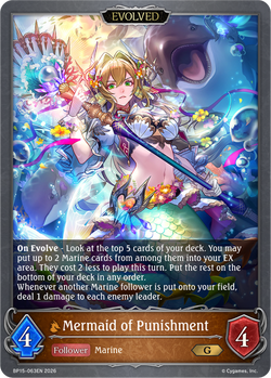 Mermaid of Punishment (Evolved) - BP15-063EN