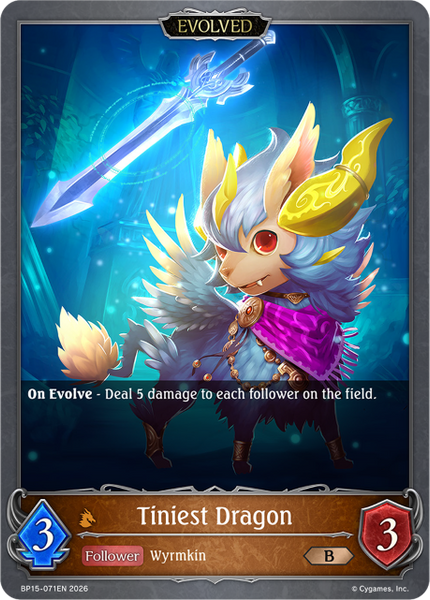Tiniest Dragon (Evolved) - BP15-071EN