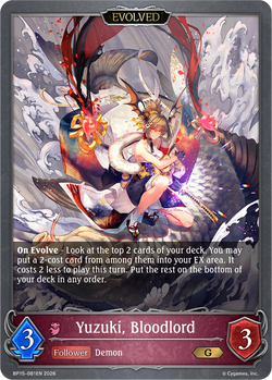 Yuzuki, Bloodlord (Evolved) - BP15-081EN