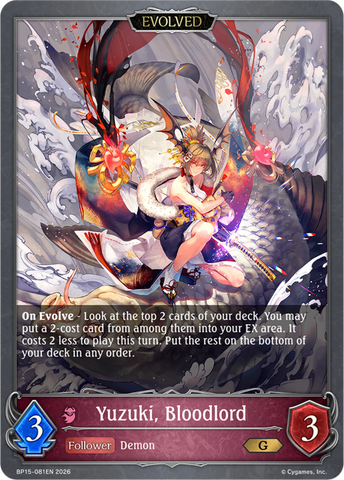 Yuzuki, Bloodlord (Evolved) - BP15-081EN