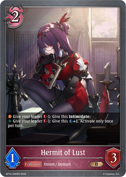 Hermit of Lust - BP15-090EN