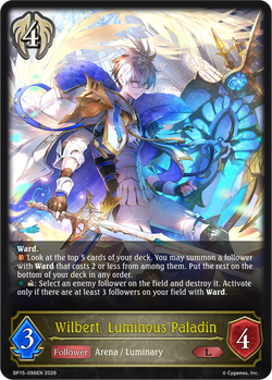 Wilbert, Luminous Paladin - BP15-096EN