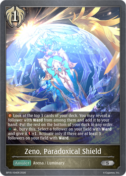 Zeno, Paradoxical Shield - BP15-104EN