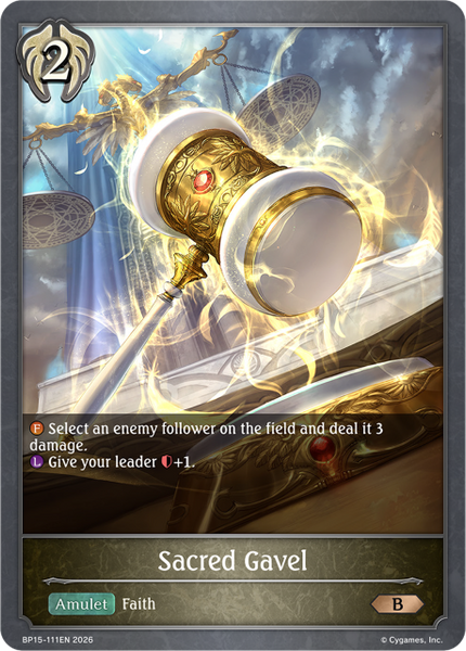 Sacred Gavel - BP15-111EN