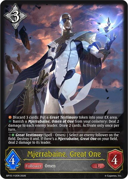 Mjerrabaine, Great One - BP15-112EN