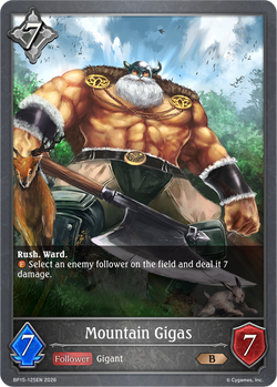 Mountain Gigas - BP15-125EN